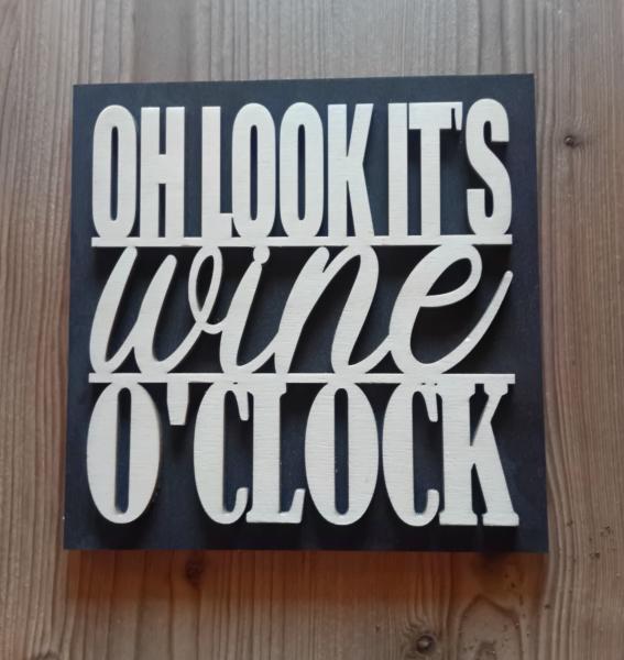 Schriftzug "Oh Look..." 170x170mm